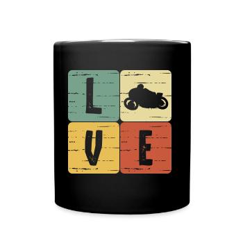 motorcycle - Full Colour Mug - black - Front