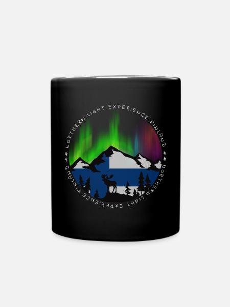 Conception de l’expérience des aurores boréales - Mug uni - noir