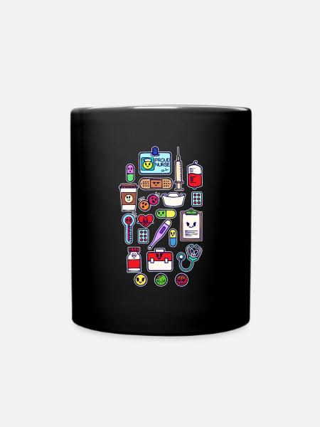 Infirmière soignante infirmière soignante - Mug uni - noir