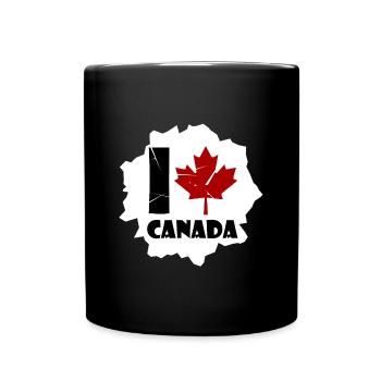 Canada - Mug uni - noir - Devant