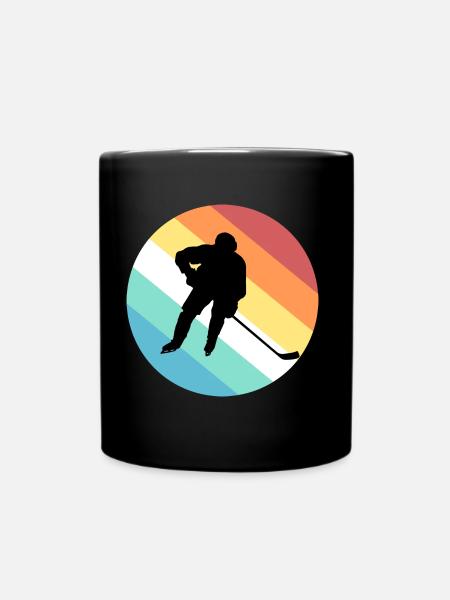 hockey sur glace - Mug uni - noir