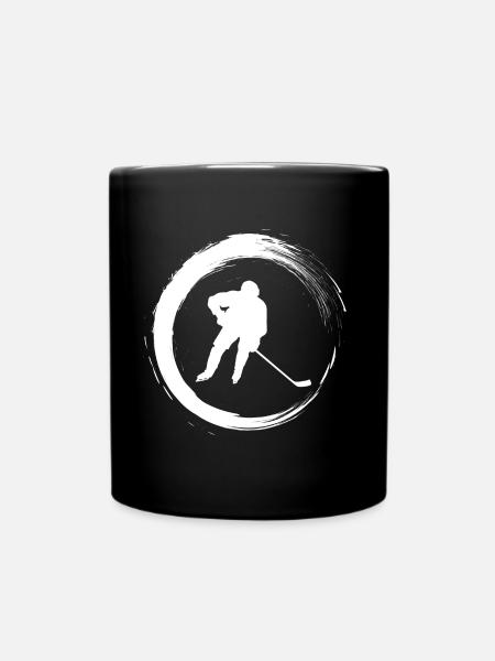 ice Hockey - Full Colour Mug - black