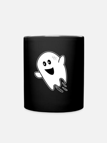 Fantôme fantôme halloween - Mug uni - noir