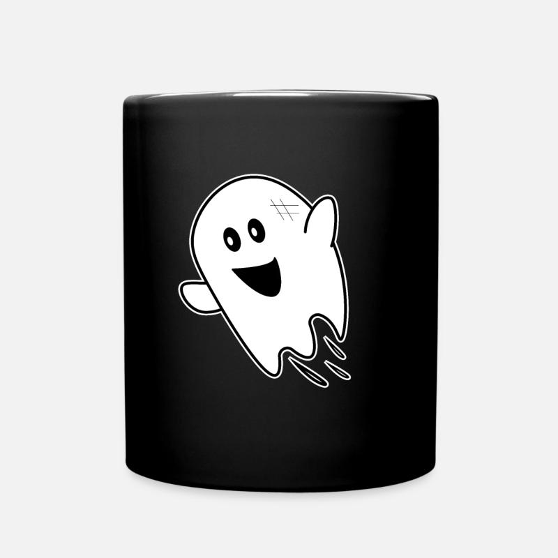 Fantôme fantôme halloween - Mug uni - noir