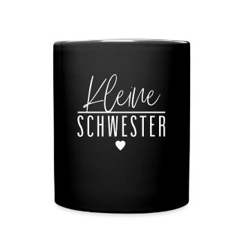 Petite soeur - Mug uni - noir - Devant