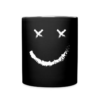 Smile Smilies Emojis Emoticons Motivation Smile - Full Colour Mug - black - Front
