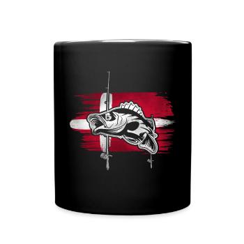 Pêche au Danemark - Mug uni - noir - Devant