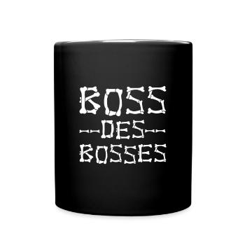 BOSS DES BOSSES ! - Mug uni - noir - Devant