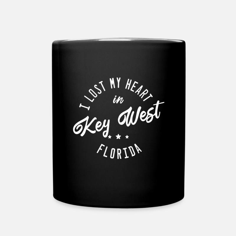 Key West Florida - Tasse einfarbig - Schwarz
