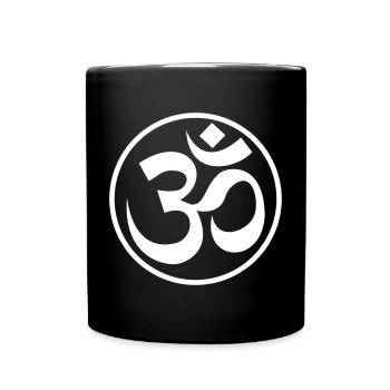 OM Goa characters - Full Colour Mug - black - Front