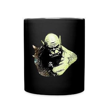 Teamhorde - Tasse einfarbig - Schwarz - Vorne