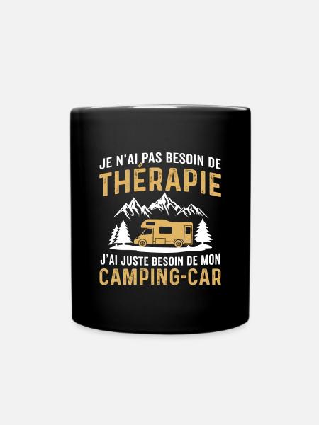 besoin de mon camping-car - Mug uni - noir