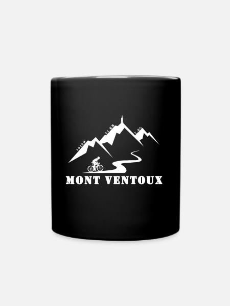 Mont Ventoux - Tasse einfarbig - Schwarz