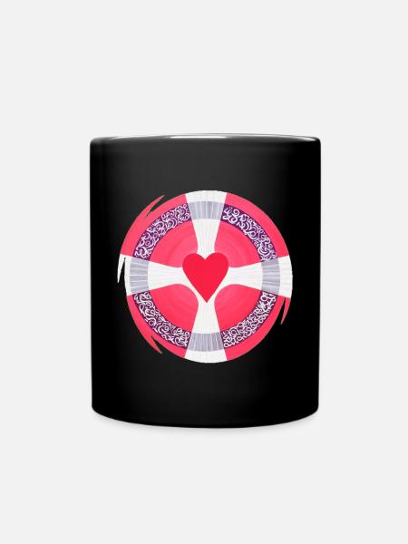 Stargate of heart Clarity Sonja Ariel von Staden - Full Colour Mug - black