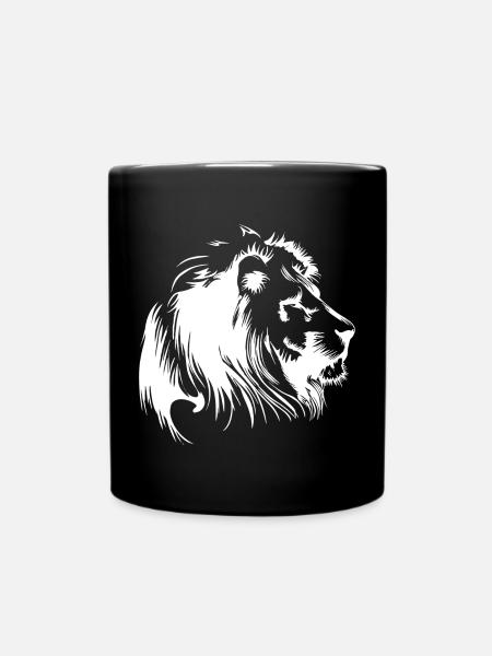lion - Tasse einfarbig - Schwarz