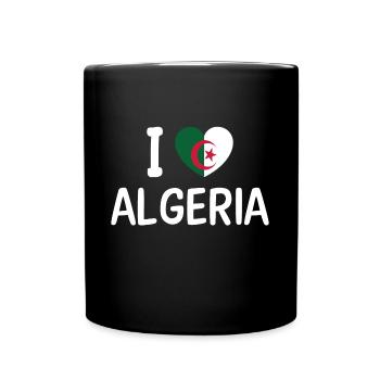 i love algeria - Full Colour Mug - black - Front