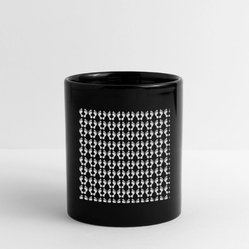 customized, feet pattern Full Colour Mug