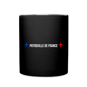 Patrouille de France meeting aérien armée de l'air - Mug uni - noir - Devant