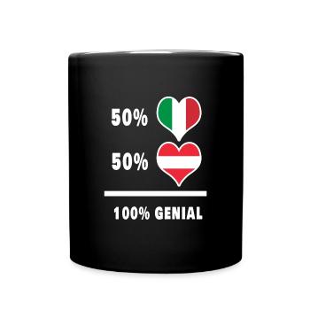 Italy and Austria Awesome / Gift - Full Colour Mug - black - Front