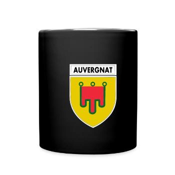 Auvergnat - Mug uni - noir - Devant
