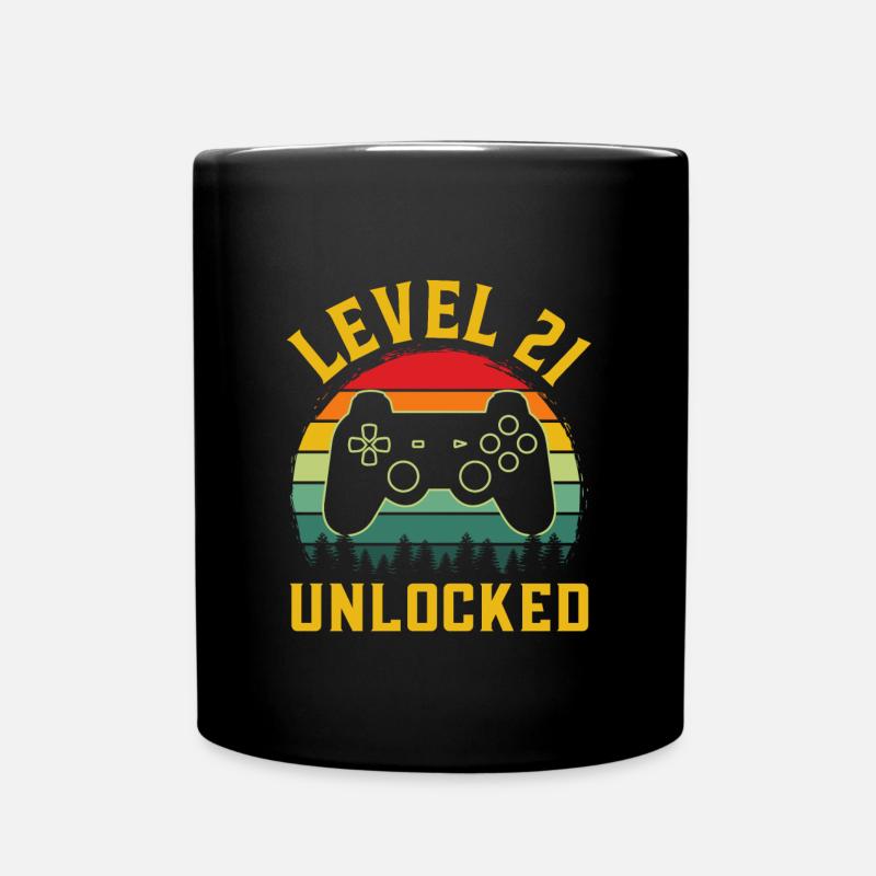 Level 21 unlocked - Mug uni - noir