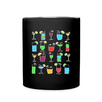 Cocktails Long Drink Relax Vacation Vacation Party - Mug uni - noir - Devant