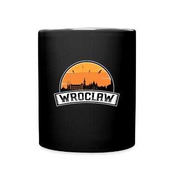 Wroclaw Pologne Skyline Voyage Drapeau Polonais Souvenirs - Mug uni - noir - Devant