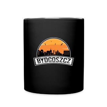 Bydgoszcz Pologne Skyline Voyage Souvenir Polonais Fl - Mug uni - noir - Devant