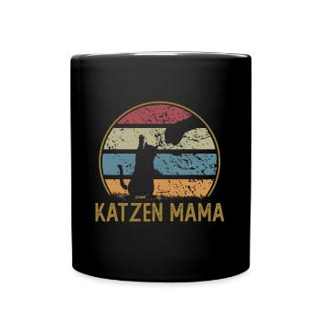 KATZEN MAMA - Tasse einfarbig - Schwarz - Vorne