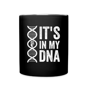 CHANTER C'EST DANS MON ADN - Mug uni - noir - Devant