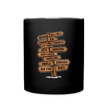 Vacances Voyage Voyage Vacances Chill Relax - Mug uni - noir - Devant