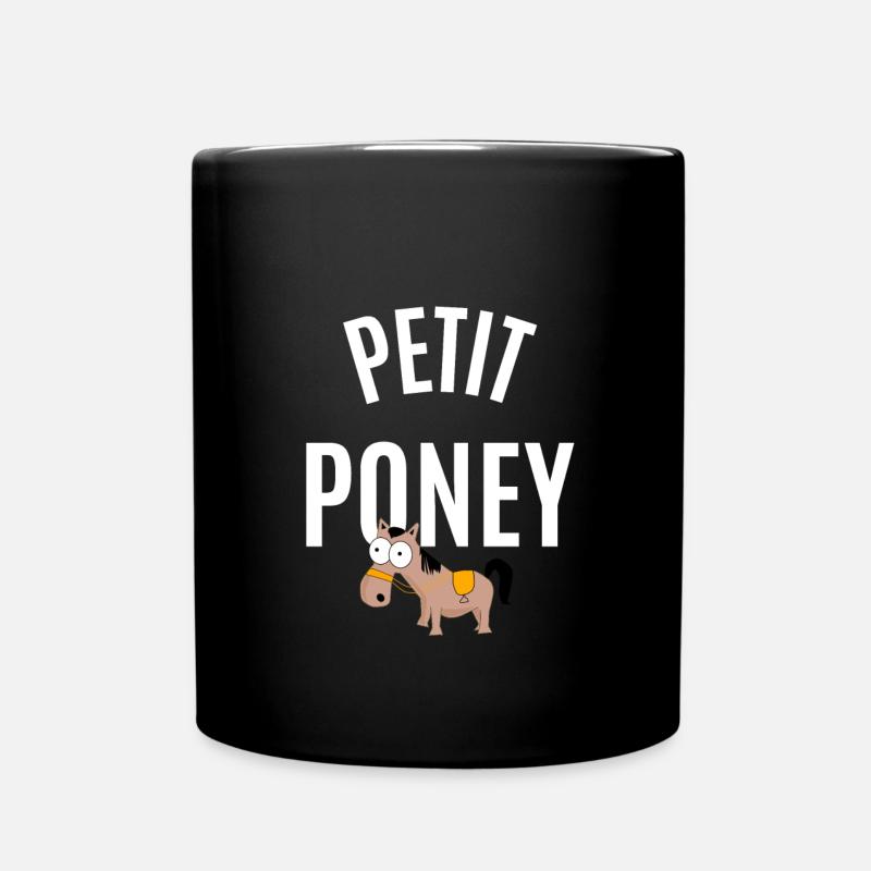 Petit poney - Mug uni - noir