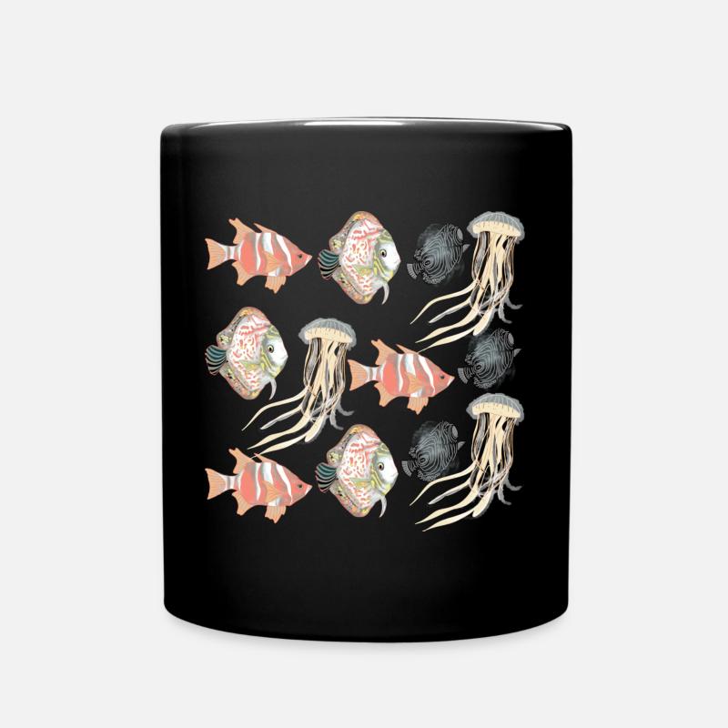 SEALIFE-MUSTER - Tasse einfarbig - Schwarz
