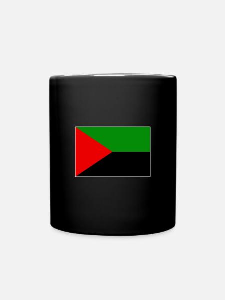 Drapeau de la Martinique rouge vert noir - Mug uni - noir