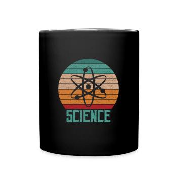 Wissenschaft Atom Atom T-Shirt - Tasse einfarbig - Schwarz - Vorne