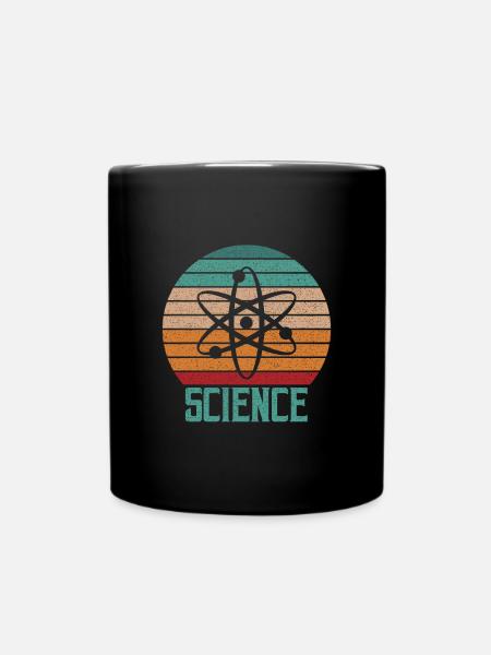 Wissenschaft Atom Atom T-Shirt - Tasse einfarbig - Schwarz