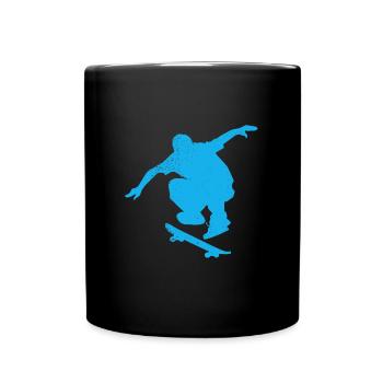 Skater Skater Skater Skateboard Skateboarding - Tasse einfarbig - Schwarz - Vorne