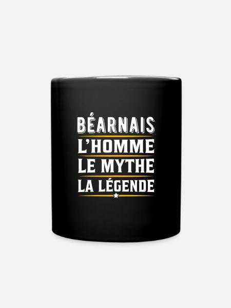 Béarnais l'homme le mythe la légende - Mug uni - noir