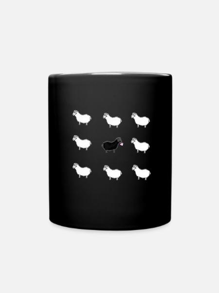 The black sheep. - Full Colour Mug - black
