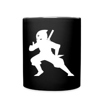 Ninja - Samurai / Martial Arts - Full Colour Mug - black - Front