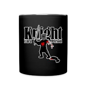 Knight Person - Full Colour Mug - black - Front