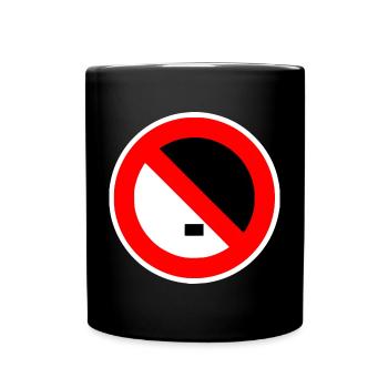 To the right - Full Colour Mug - black - Front