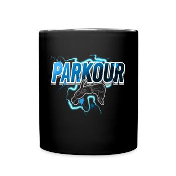 Parkour - Mug uni - noir - Devant