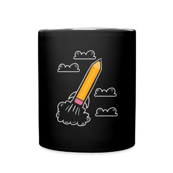 Premier jour d’école Début d’école - Mug uni - noir - Devant