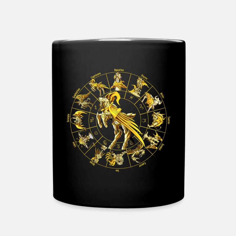 Armure divine de Capricorne de signe de zodiaque - Mug uni - noir