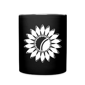 Tournesol Fleur de tournesol Symbole Motif Fleur - Mug uni - noir - Devant