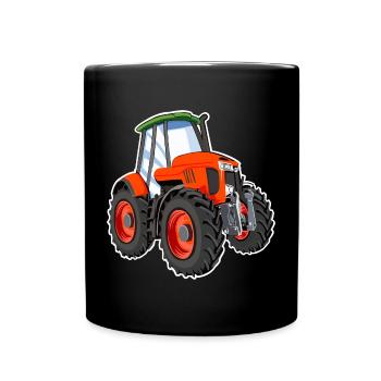 Tractor - Full Colour Mug - black - Front