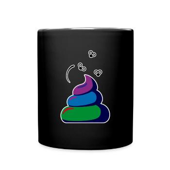 Turd - Full Colour Mug - black - Front