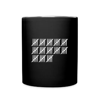 65 Birthday Bar List - 65 years old - Full Colour Mug - black - Front