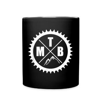 Mountain bike MTB - Mug uni - noir - Devant